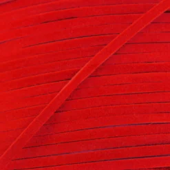 Lacet aspect daim rouge