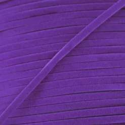 Lacet aspect daim violet