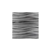 Lacet cuir plat 3 mm - gris