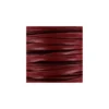Lacette aspect cuir 5 mm - rouge carmin