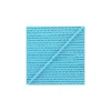 Lacet tressé rond en cuir5 mm - Bleu céleste x 50cm