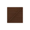 Lacet tressé rond en cuir5 mm - Marron foncé x 50cm