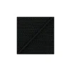 Lacet tressé rond en cuir5 mm - Noir x 50cm