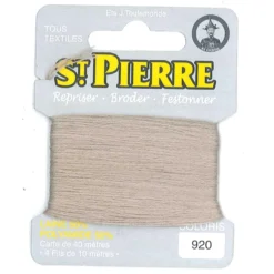Laine Saint Pierre pour repriser / broder - naturel n°920