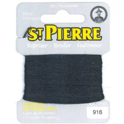 Laine Saint Pierre pour repriser / broder - anthracite n°916