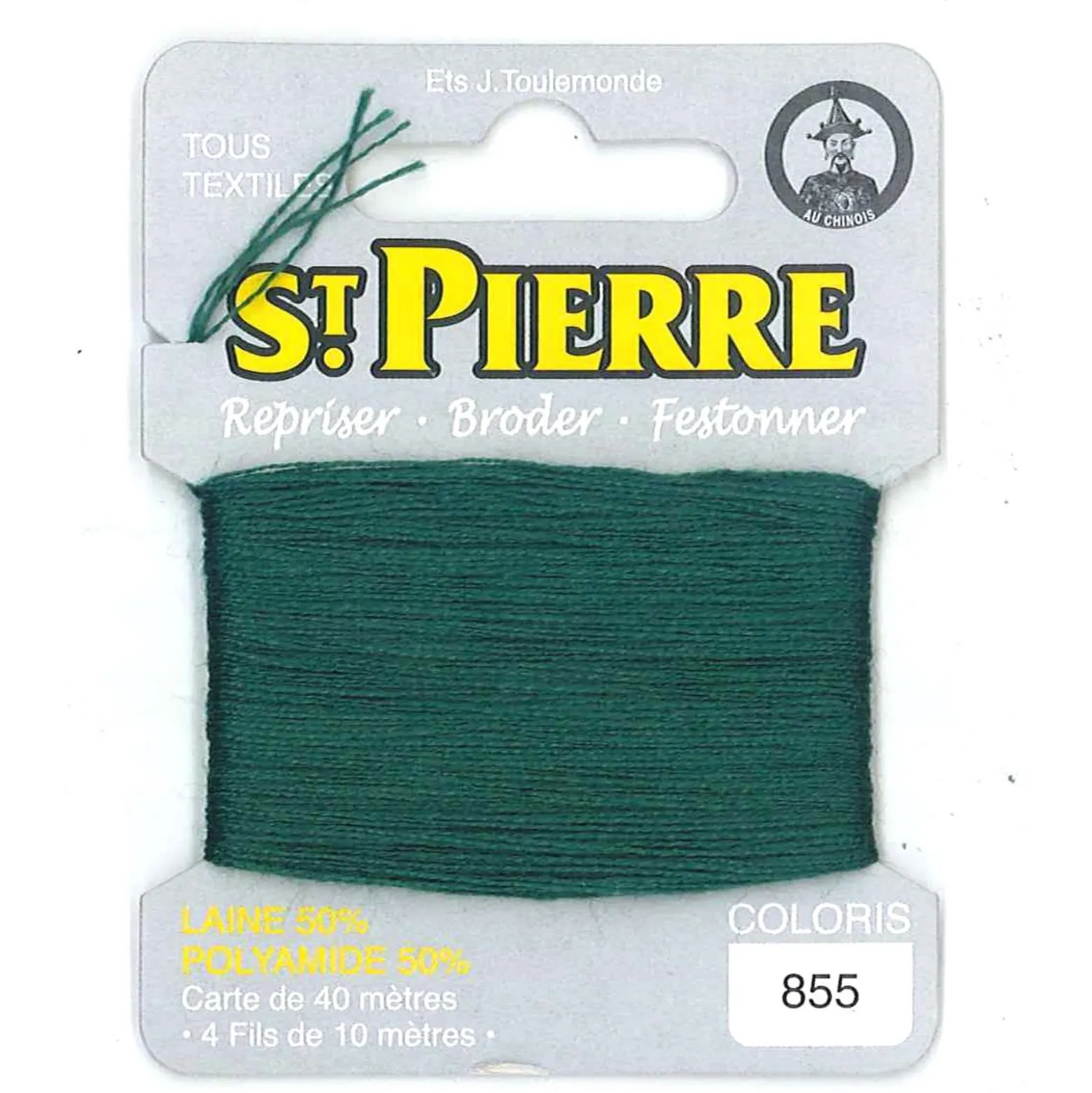 Laine Saint Pierre pour repriser / broder - feuille n°855