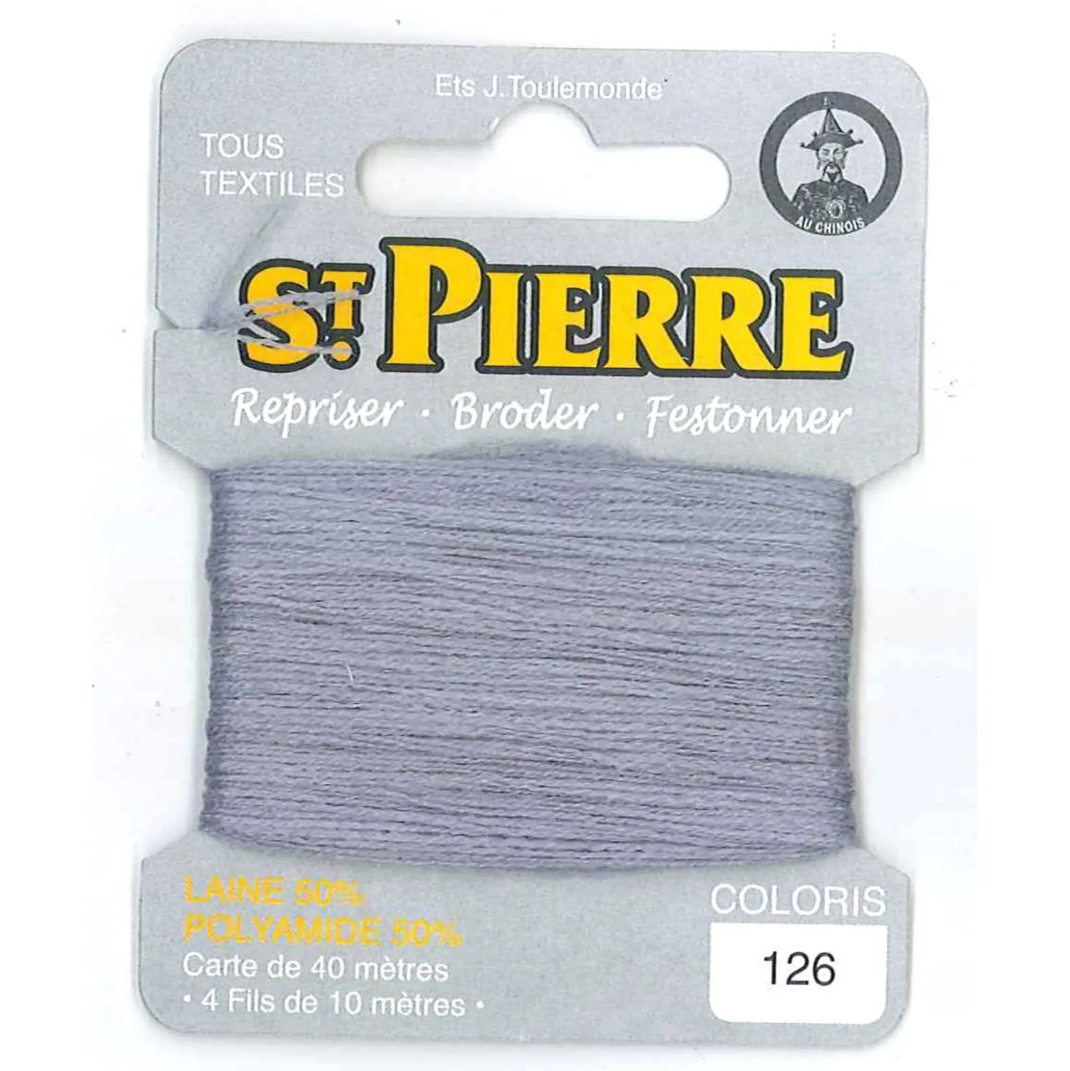 Laine Saint Pierre pour repriser / broder - poussière n°126