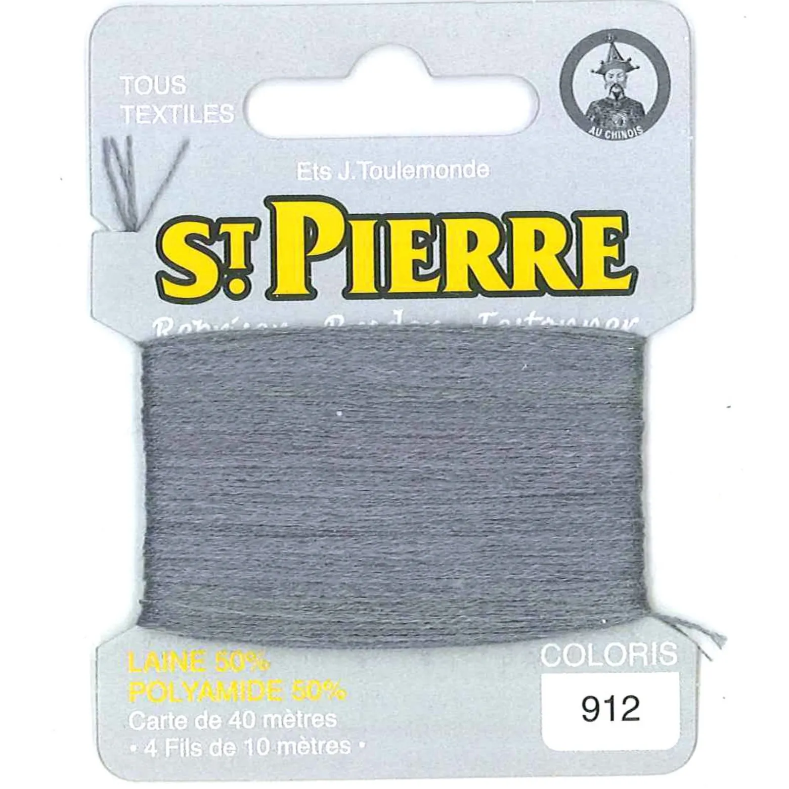Laine Saint Pierre pour repriser / broder - marengo n°912