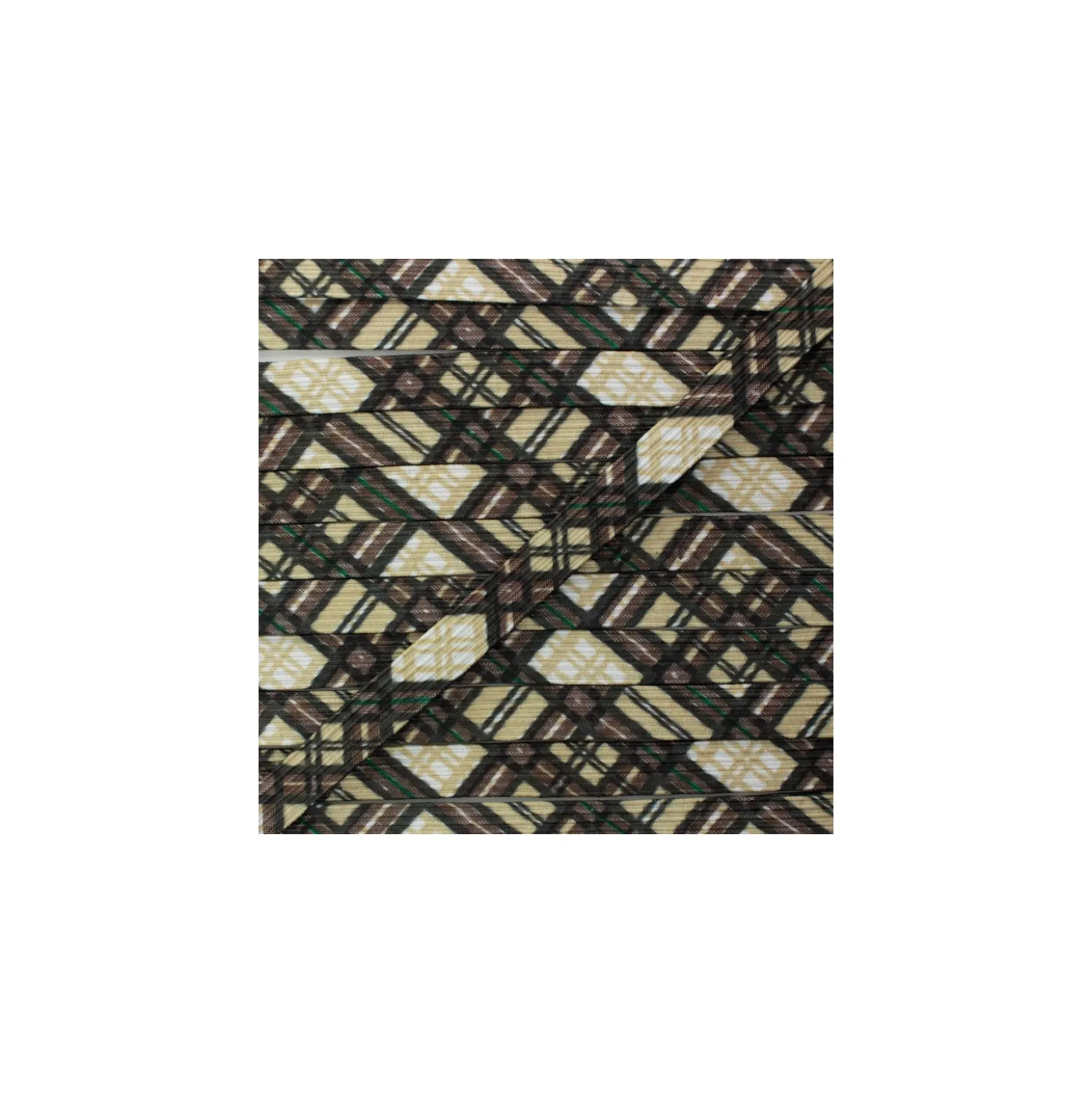 Élastique Plat 9 mm - Tartan