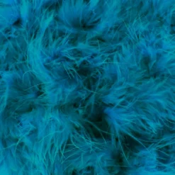 Marabout Cygne turquoise x 50cm