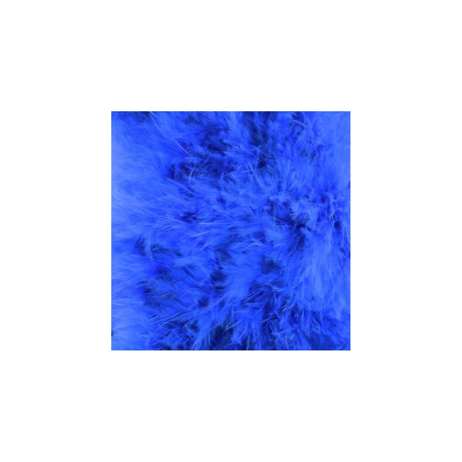 Marabout Soft - bleu roy x 50cm