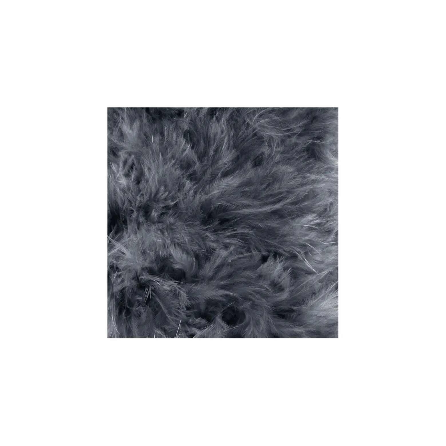 Marabout Soft - gris x 50cm