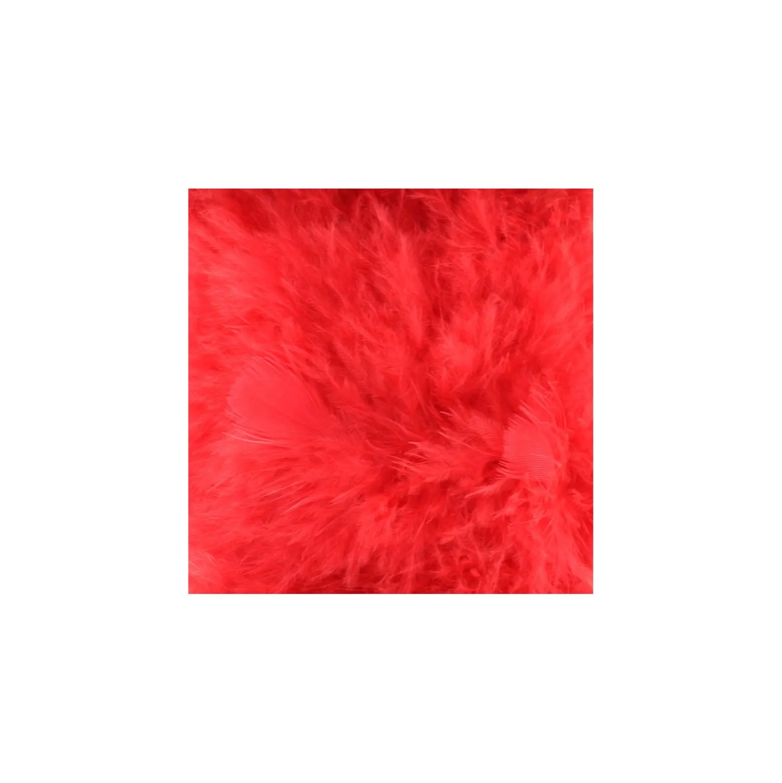 Marabout Soft - rouge x 50cm