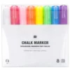 Marqueur craie Rico Design - lot de 8 - fluo