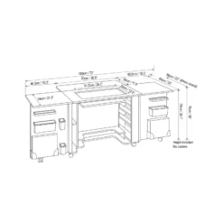 Meuble de couture - Duo