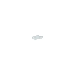 Mini boucle polyester - blanc