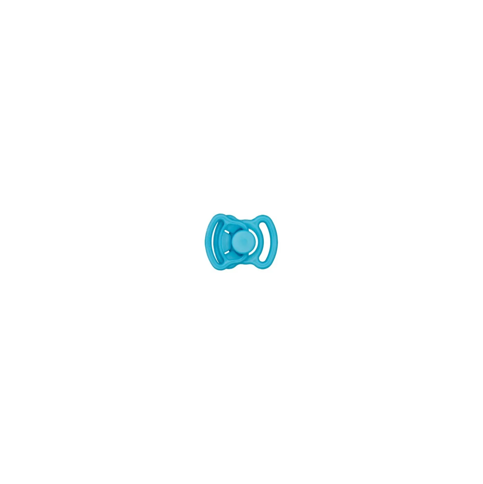 Mini boucle polyester - bleu céleste