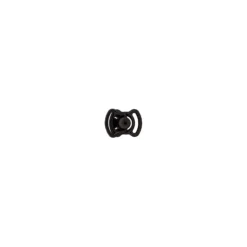 Mini boucle polyester - noir