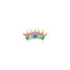 Motif petite Couronne bleu/rose