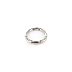 Mousqueton Rond Nickelé 40 mm