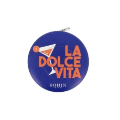 Mètre ruban enrouleur 150 cm Bohin - La Dolce Vita