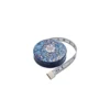 Mètre ruban enrouleur 150 cm Hobby Gift Create - Collection fleurs bleues