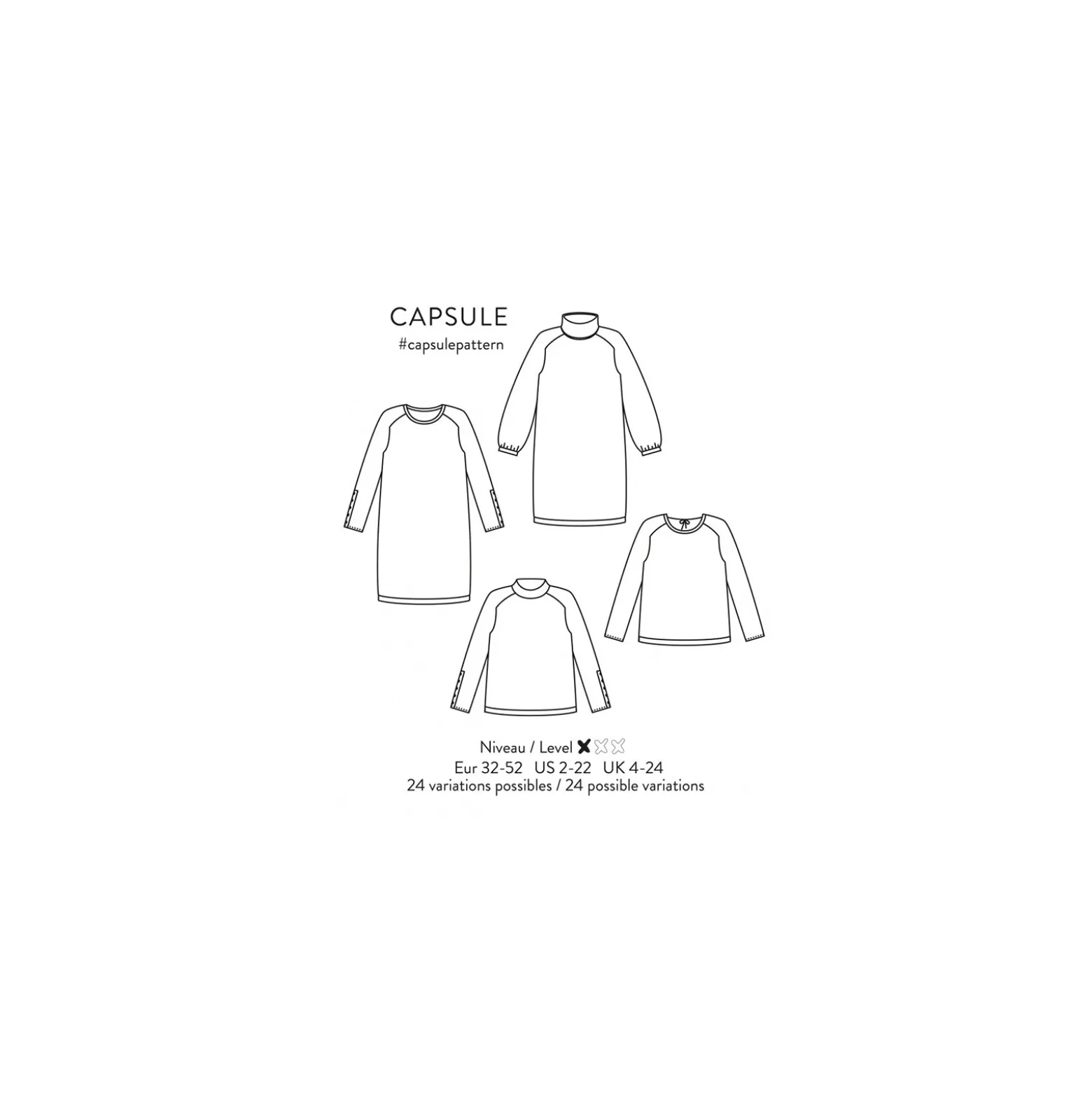 Patron Atelier Scämmit Robe - Capsule