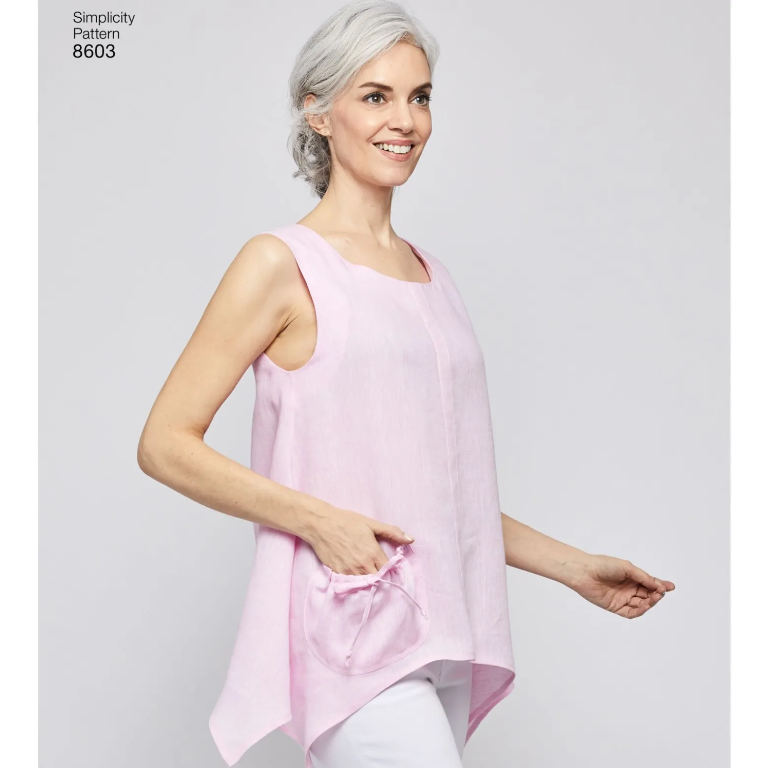 Patron Blouse ample asymétrique Femme - Simplicity n°8603