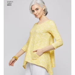 Patron Blouse ample asymétrique Femme - Simplicity n°8603