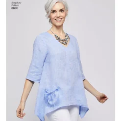 Patron Blouse ample asymétrique Femme - Simplicity n°8603