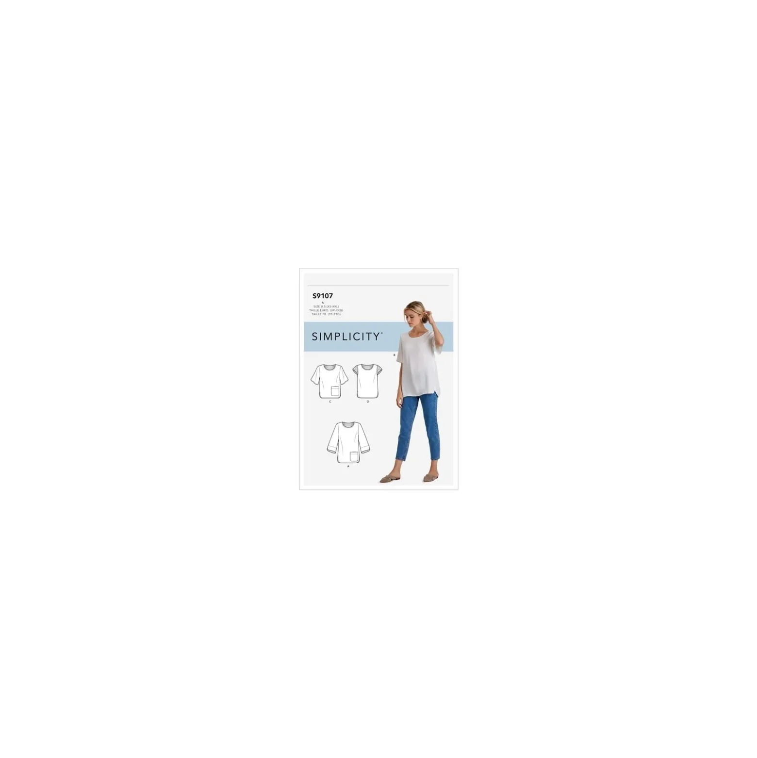 Patron Blouse droite Femme - Simplicity n°S9107