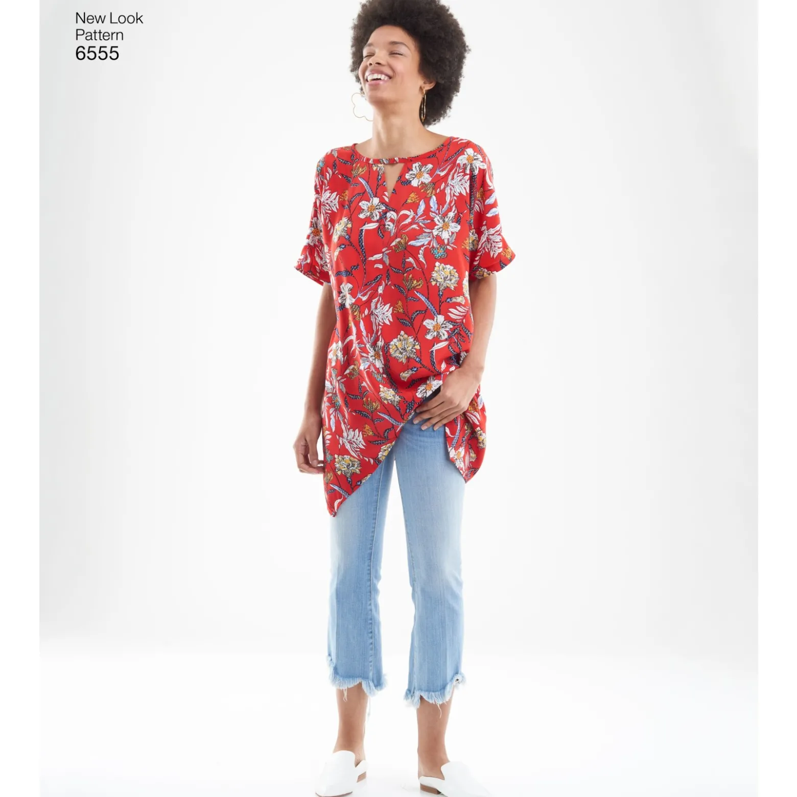 Patron Blouse à Encolure Ajourée Femme - New Look 6555
