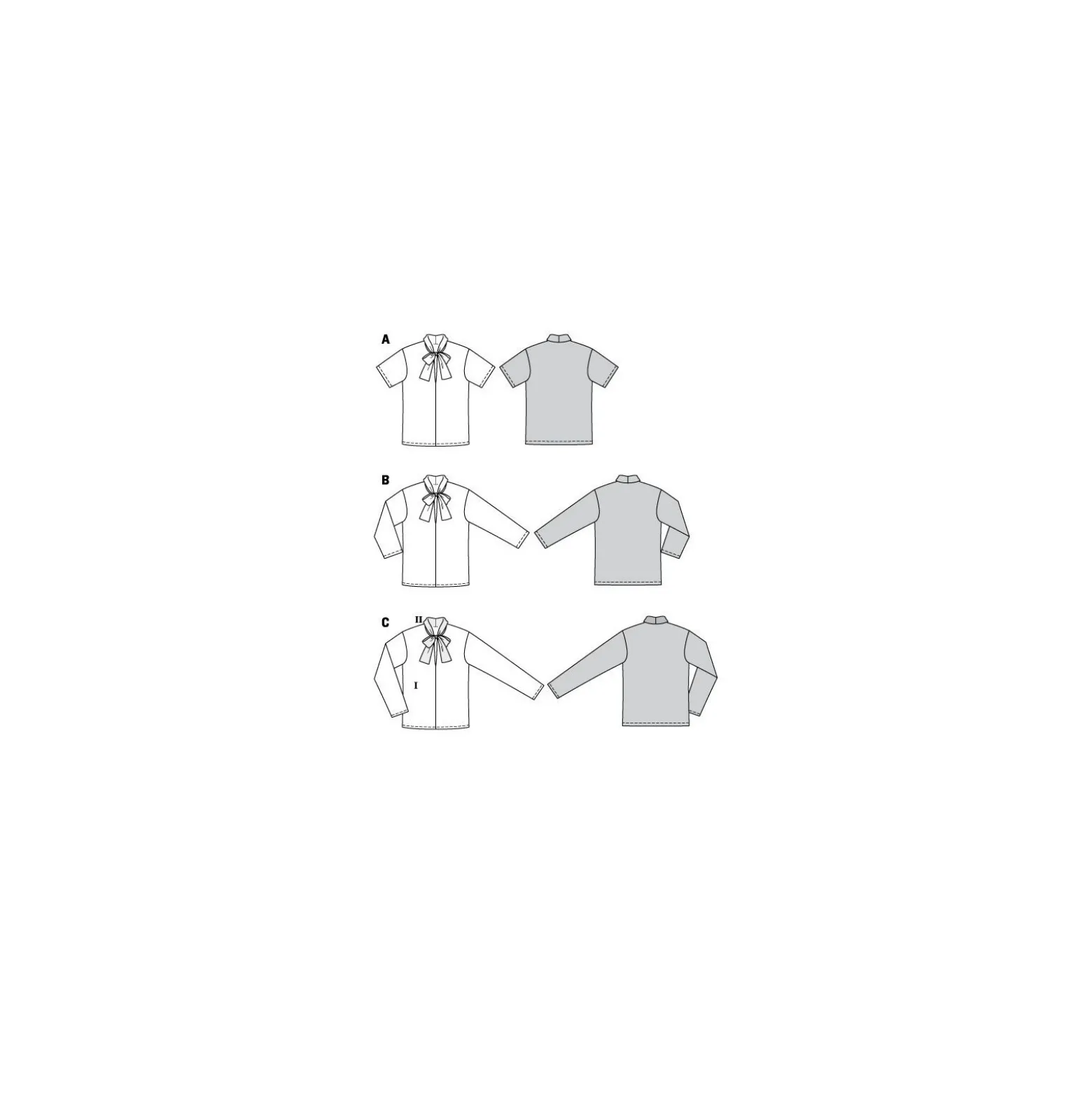 Patron blouse femme - Burda n°6026
