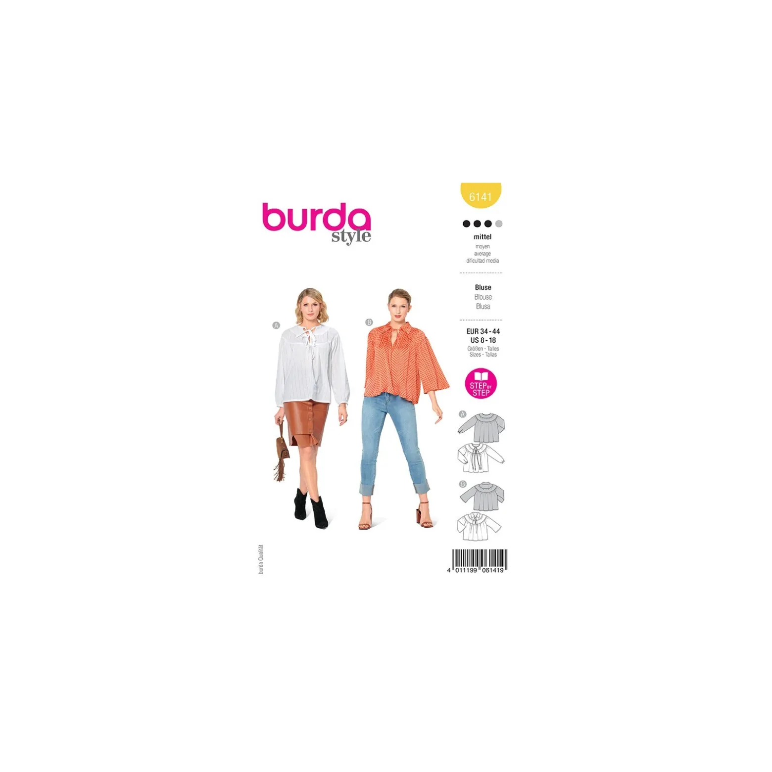 Patron blouse Femme - Burda n°6141