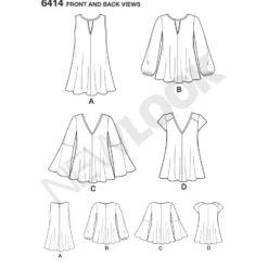 Patron Blouse Fluide Femme - New Look 6414