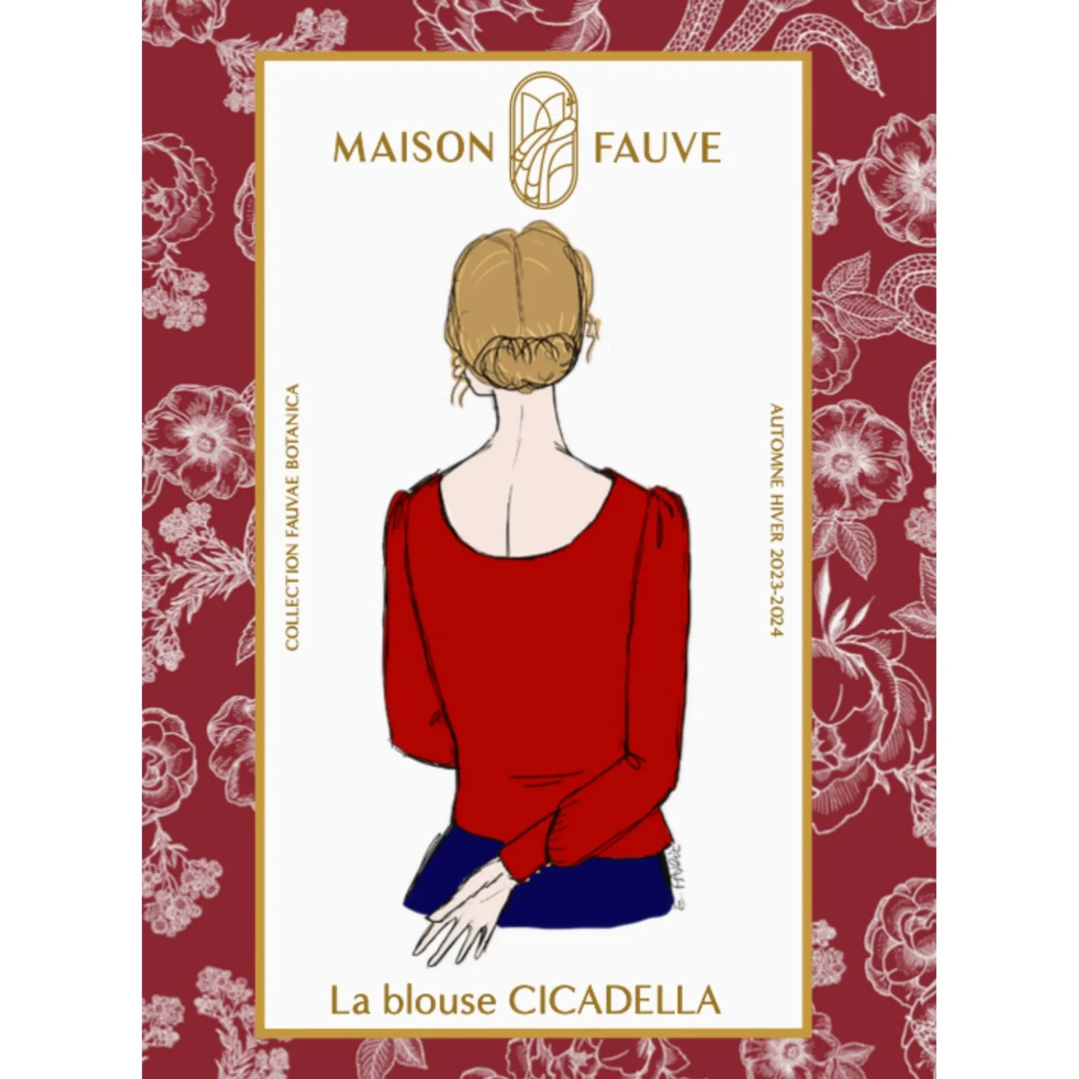 Patron blouse Maison Fauve - Cicadella