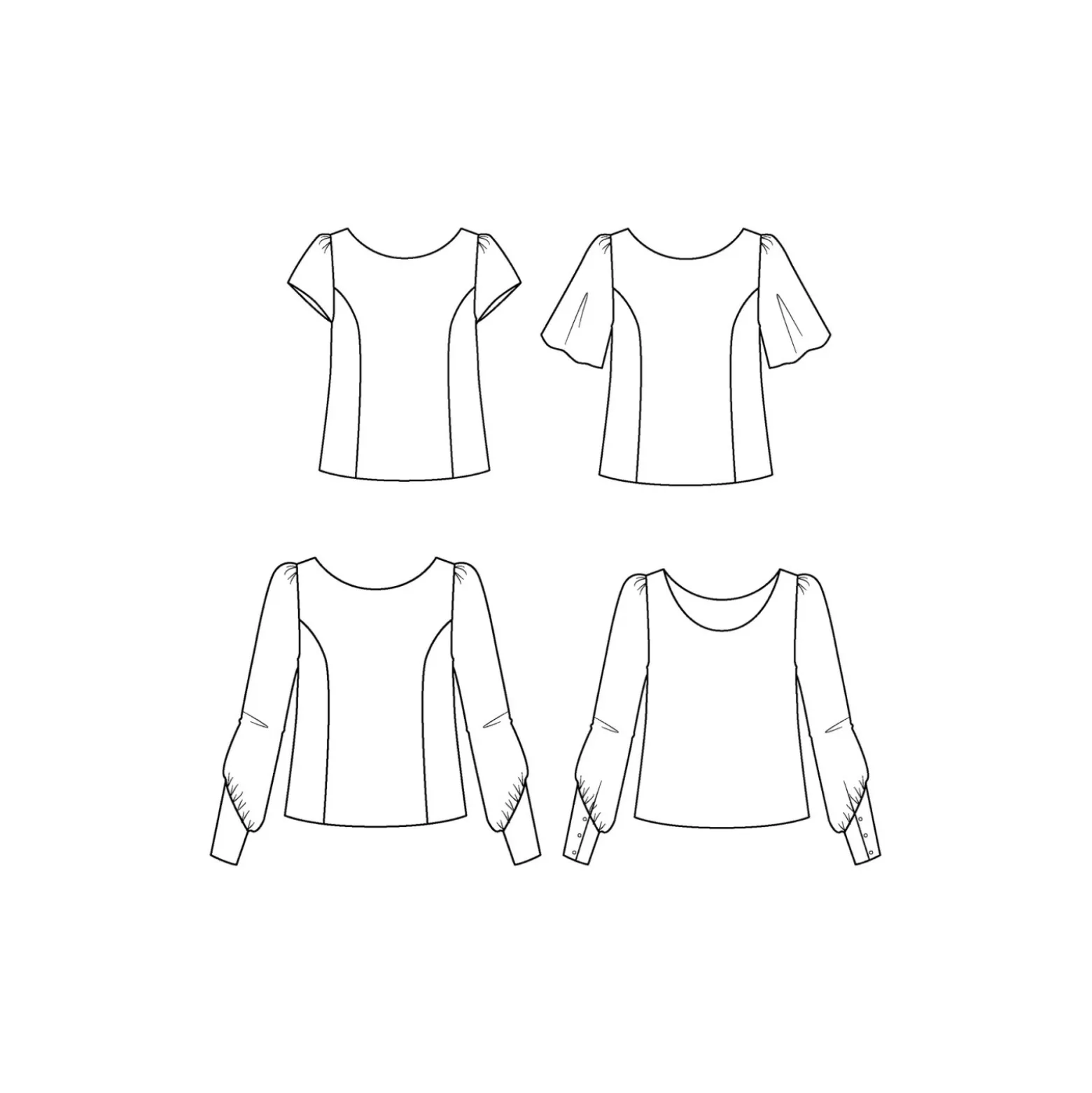 Patron blouse Maison Fauve - Cicadella