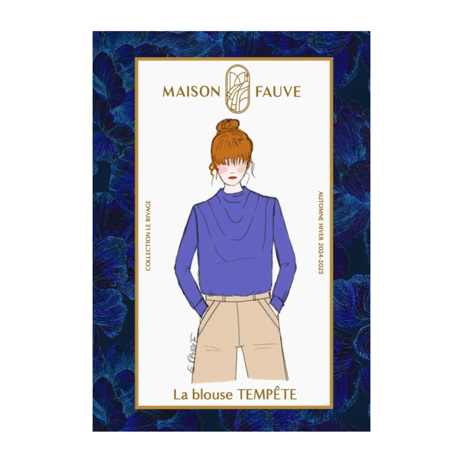Patron Blouse Maison Fauve - Tempête