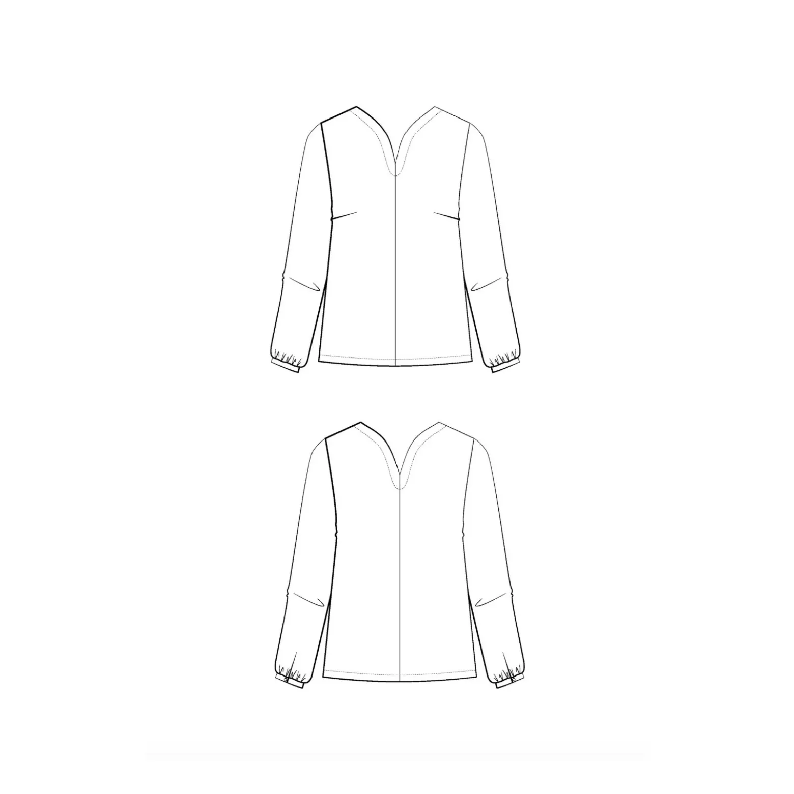 Patron Blouse Maison Fauve - Volata