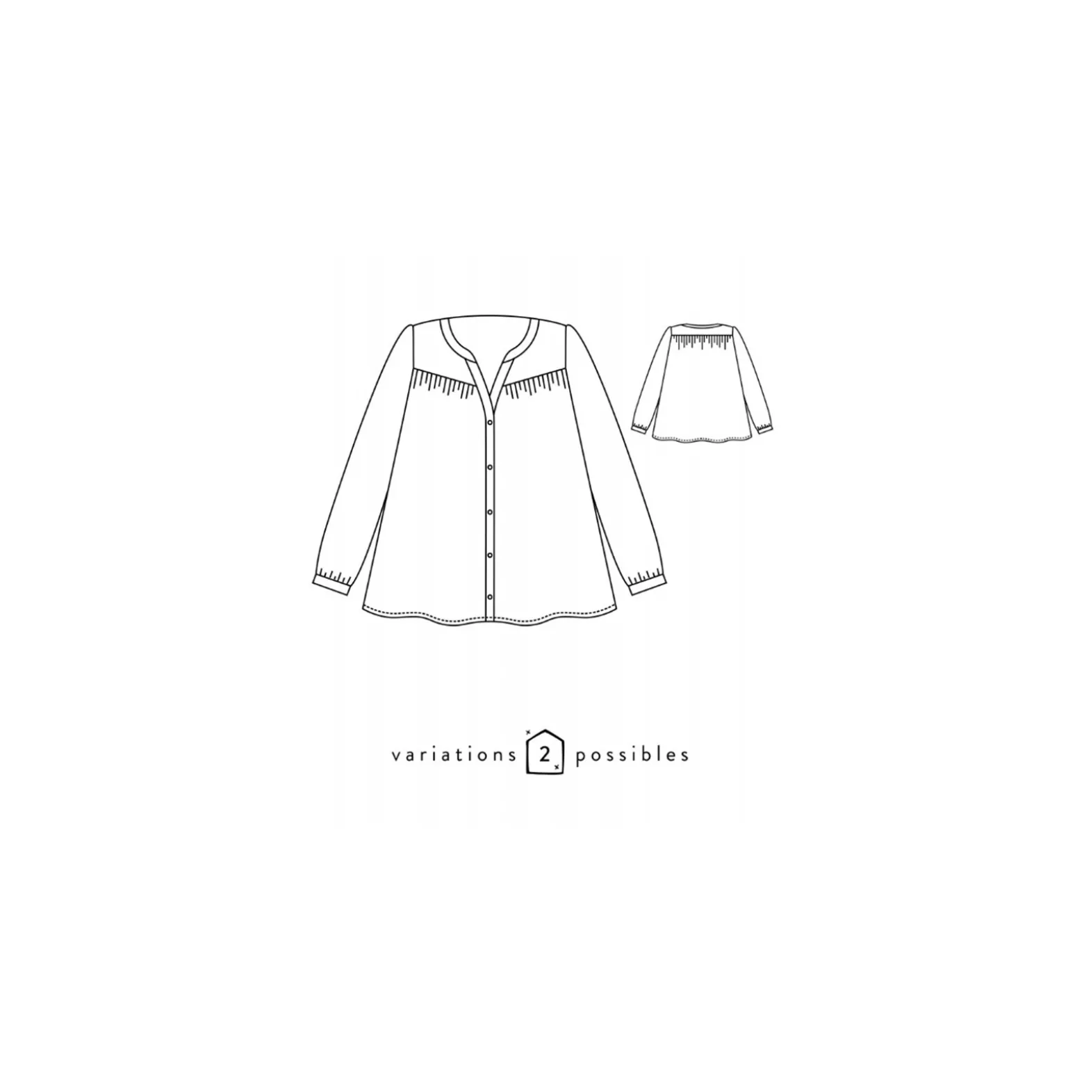 Patron Blouse Scämmit - Envol