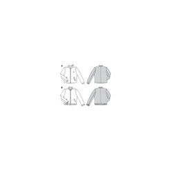 Patron Blouson Zippé Homme Burda N°6351