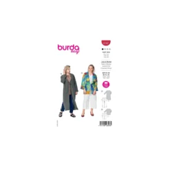Patron caftan Femme grande taille - Burda n°6107