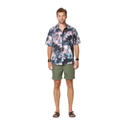 Patron Chemise Col Droit Homme Burda N°6349
