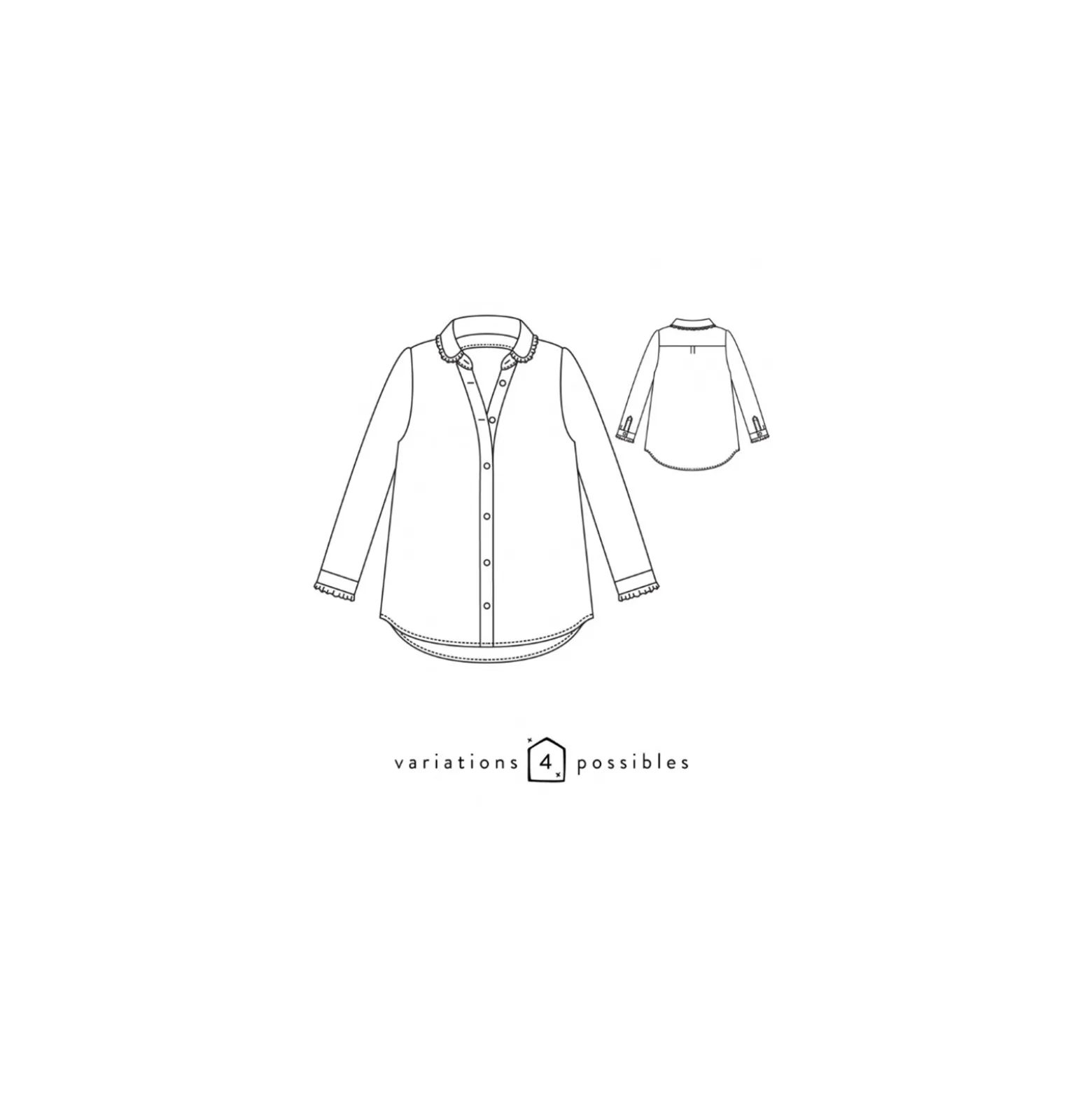 Patron Chemise Femme Scämmit - Liseron