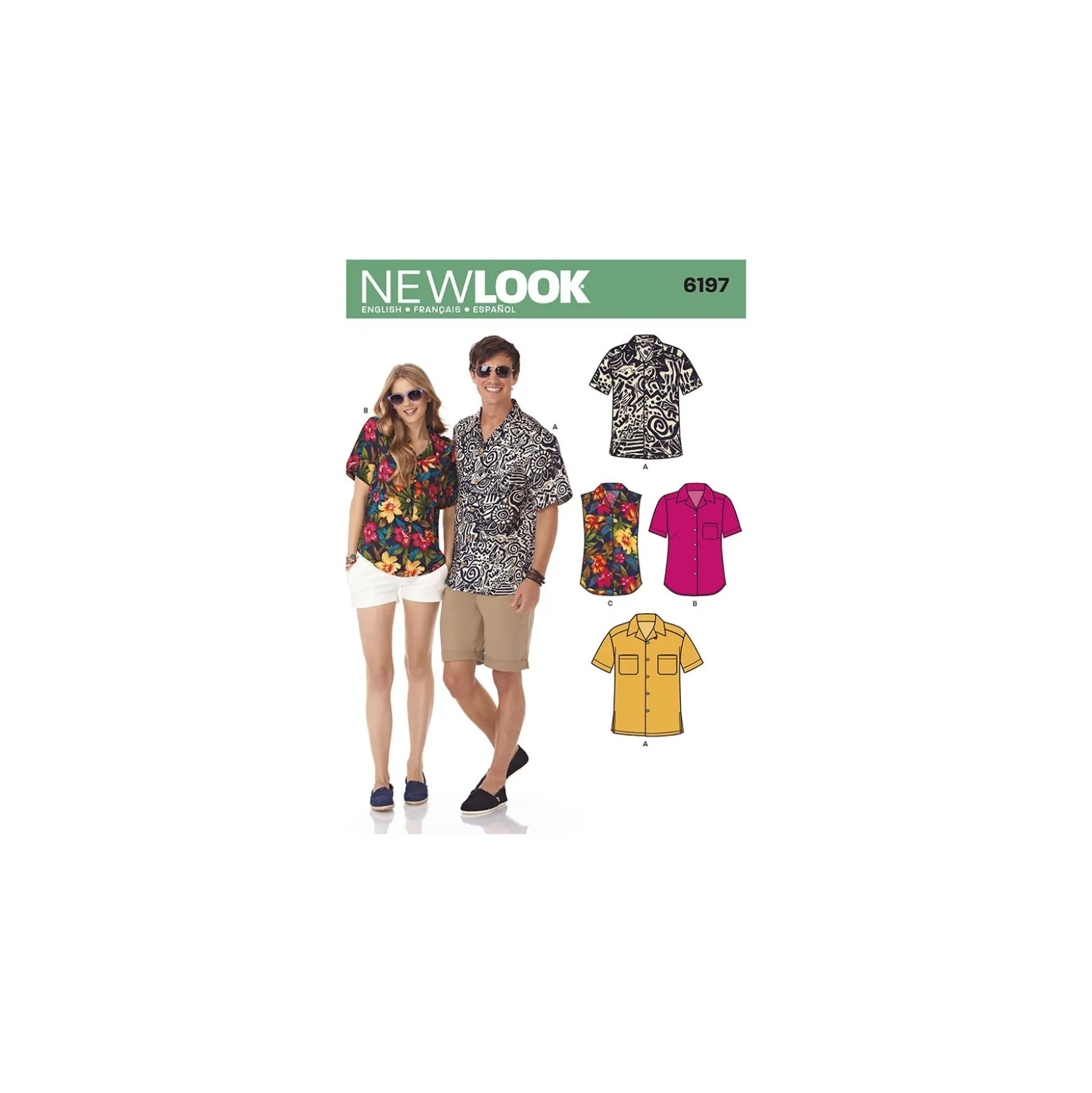 Patron Chemise Mixte - New Look 6197