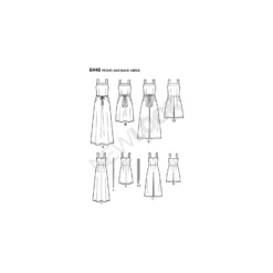 Patron Combinaison Encolure Carré Femme - New Look 6446