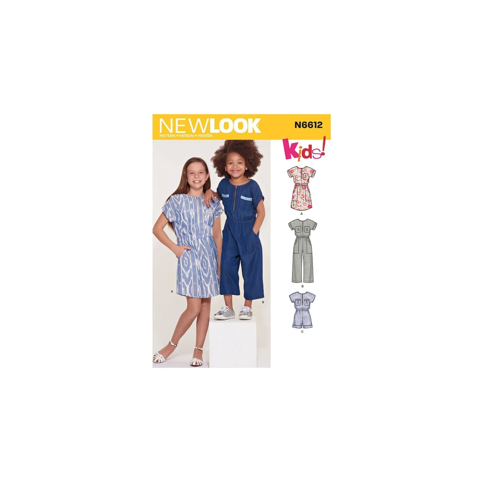 Patron Combinaison Enfant - New Look 6612