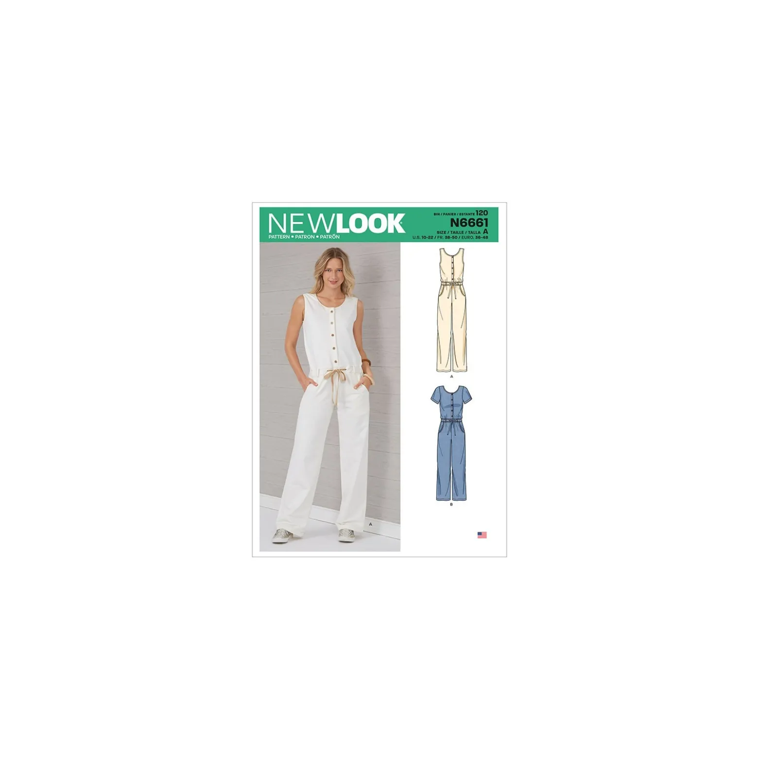 Patron Combinaison Pantalon Femme - New Look 6661