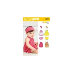 Patron Combishort Dos Nu Bébé - New Look 6293