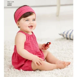 Patron Combishort Dos Nu Bébé - New Look 6293
